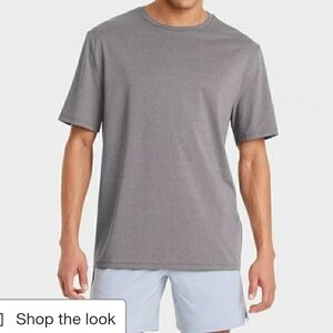 All in Motion Men's Heather Gray Short Sleeve Tee